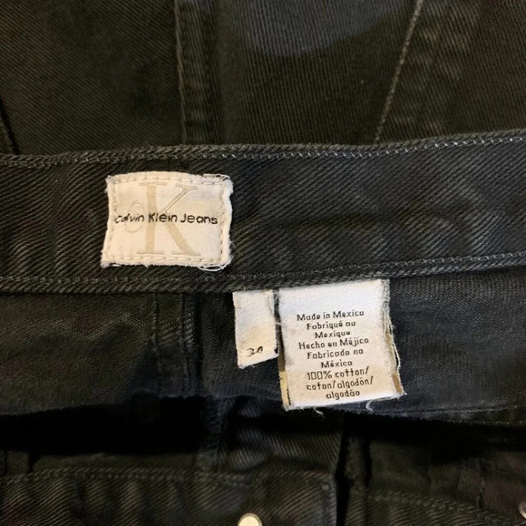 Calvin Klein Men's Classic Vintage 5 Pocket Straight Leg Denim Jeans Size 34x31 - Picture 7 of 13